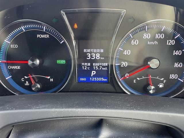 クラウンハイブリッド アスリートS 純正ナビ/Bluetooth/アラウンドビューモニター/パワーシート/シートヒーター/ステアリングヒーター/ETC/インテリジェントクリアランスソナー(9枚目)