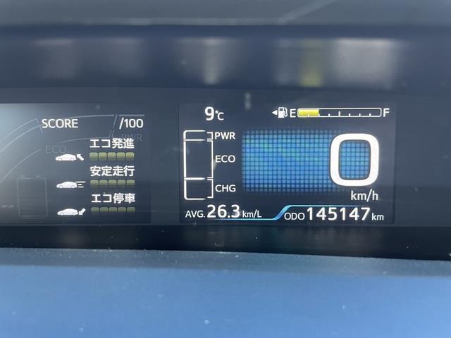 プリウス Ｓ　純正ＳＤナビ／Ｂｕｌｅｔｏｏｔｈ／バックカメラ／フルセグ／プッシュスタート／スマートキー／ＥＴＣ／ＬＥＤヘッドライト（9枚目）