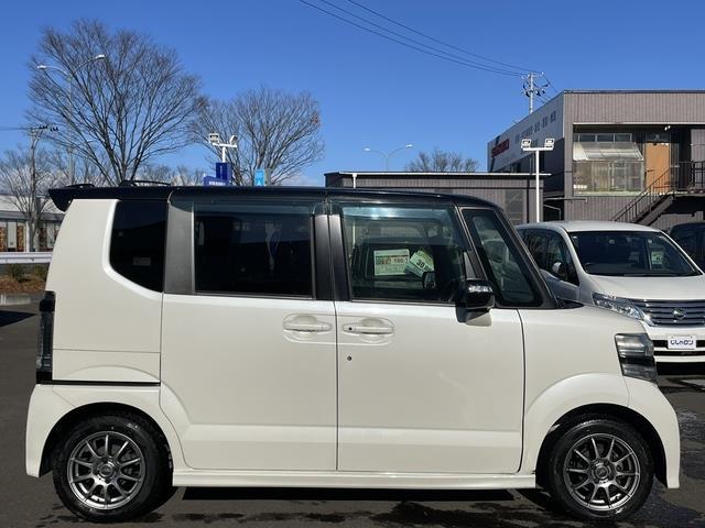 Ｎ－ＢＯＸカスタム ２トーンカラースタイル　Ｇ・Ｌパッケージ　両側パワースライドドア　メモリナビ　ワンセグ　Ｂｌｕｅｔｏｏｔｈ　ＣＤ／ＤＶＤ　バックカメラ　ＥＴＣ　ＨＩＤヘッドライト（4枚目）