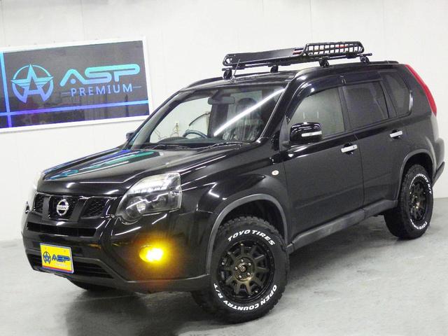 エクストレイル ２０Ｘｔｔ　４ＷＤ　リフトアップ　社外１６インチＡＷ　ＴＯＹＯオープンカントリー　黒革シートヒータ　ルーフキャリア＆ラック　純正ＨＤＤナビ　地デジＴＶ　バックカメラ　インナーブラックライト加工　ブラックグリル（5枚目）