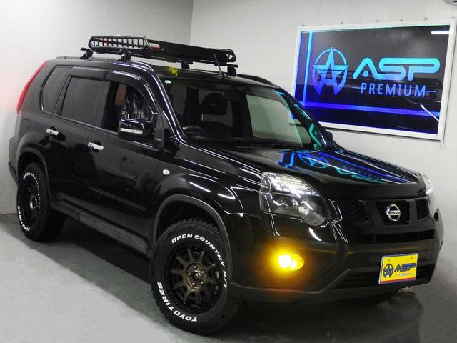 エクストレイル ２０Ｘｔｔ　４ＷＤ　リフトアップ　社外１６インチＡＷ　ＴＯＹＯオープンカントリー　黒革シートヒータ　ルーフキャリア＆ラック　純正ＨＤＤナビ　地デジＴＶ　バックカメラ　インナーブラックライト加工　ブラックグリル（18枚目）