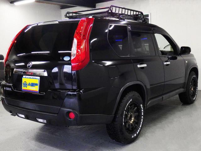エクストレイル ２０Ｘｔｔ　４ＷＤ　リフトアップ　社外１６インチＡＷ　ＴＯＹＯオープンカントリー　黒革シートヒータ　ルーフキャリア＆ラック　純正ＨＤＤナビ　地デジＴＶ　バックカメラ　インナーブラックライト加工　ブラックグリル（22枚目）