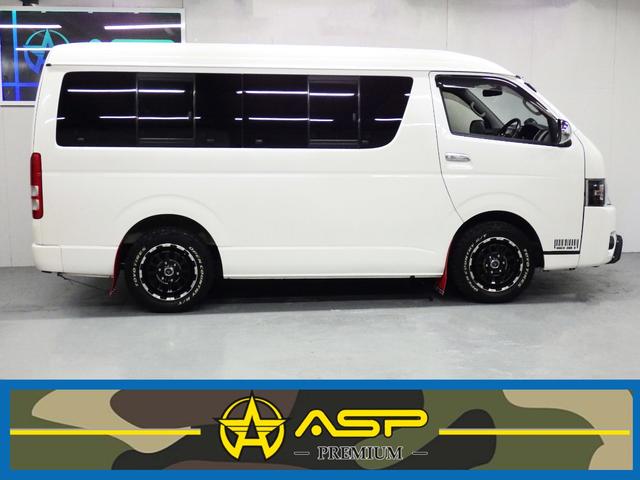 ハイエースワゴン ＧＬ　純正ＳＤナビ　バックカメラ　ＥＴＣ　社外グリル　地デジ　左側パワースライド　社外ヘッドライト　ドアバイザー　メッキドアミラー　４型フェイス（11枚目）