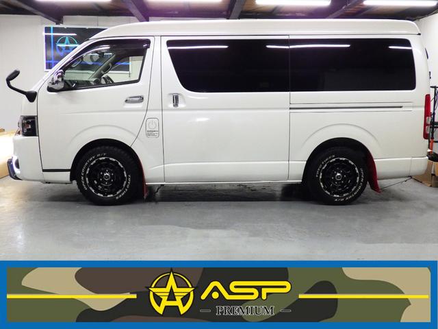 ハイエースワゴン ＧＬ　純正ＳＤナビ　バックカメラ　ＥＴＣ　社外グリル　地デジ　左側パワースライド　社外ヘッドライト　ドアバイザー　メッキドアミラー　４型フェイス（22枚目）