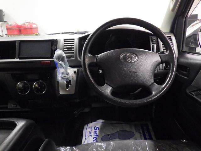 ハイエースワゴン ＧＬ　純正ＳＤナビ　バックカメラ　ＥＴＣ　社外グリル　地デジ　左側パワースライド　社外ヘッドライト　ドアバイザー　メッキドアミラー　４型フェイス（35枚目）