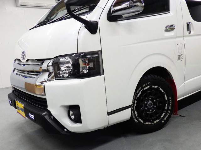 ハイエースワゴン ＧＬ　純正ＳＤナビ　バックカメラ　ＥＴＣ　社外グリル　地デジ　左側パワースライド　社外ヘッドライト　ドアバイザー　メッキドアミラー　４型フェイス（52枚目）