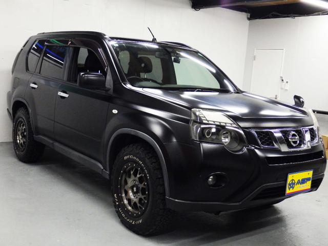 エクストレイル 20X 4WD マッドブラック 純正SDナビ バックカメラ ETC HIDライト 地デジ 全席シートヒーター スマートキー ドアバイザー 社外ヘッドライトイカリング 社外スモークテール(8枚目)