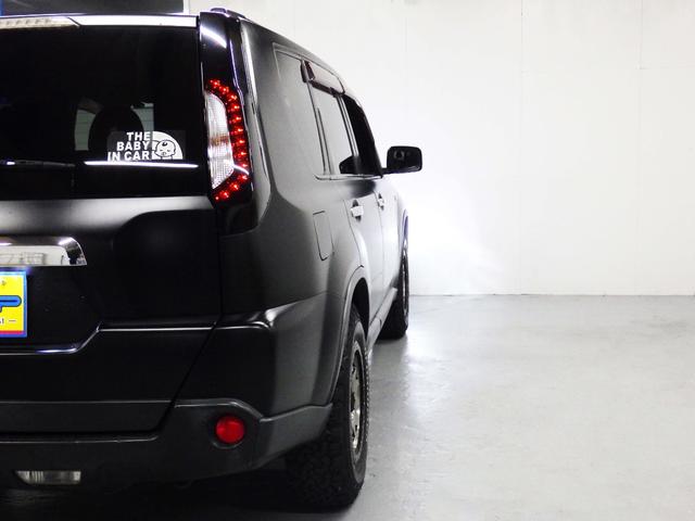 エクストレイル 20X 4WD マッドブラック 純正SDナビ バックカメラ ETC HIDライト 地デジ 全席シートヒーター スマートキー ドアバイザー 社外ヘッドライトイカリング 社外スモークテール(17枚目)