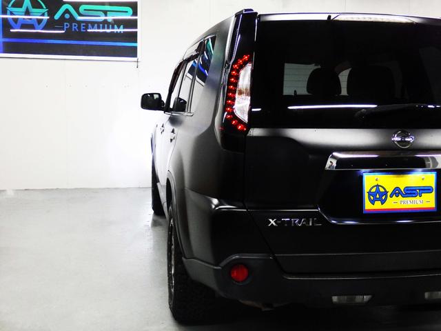 エクストレイル 20X 4WD マッドブラック 純正SDナビ バックカメラ ETC HIDライト 地デジ 全席シートヒーター スマートキー ドアバイザー 社外ヘッドライトイカリング 社外スモークテール(18枚目)