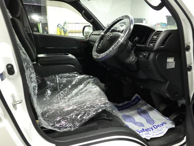 ハイエースバン ロングスーパーGL 社外エアロ 社外16インチAW ルーフスポイラーカバー ローダウン 社外SDナビ バックカメラ 両側スライドドア ETC 地デジ キーレス ドアバイザー(29枚目)