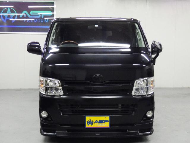 ハイエースバン ロングスーパーＧＬ　ワンオーナー　モデリスタエアロ　社外１５インチＡＷ　社外ＳＤナビ　バックカメラ　ＥＴＣ　ウッドコンビハンドル　ベッドキット　フェンダーカバー　ボンネットスポイラー　サイドエアロ　ローダウン（6枚目）