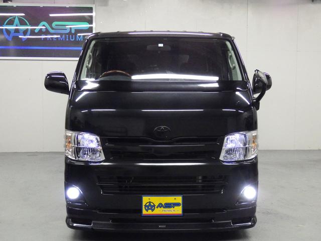 ハイエースバン ロングスーパーＧＬ　ワンオーナー　モデリスタエアロ　社外１５インチＡＷ　社外ＳＤナビ　バックカメラ　ＥＴＣ　ウッドコンビハンドル　ベッドキット　フェンダーカバー　ボンネットスポイラー　サイドエアロ　ローダウン（7枚目）