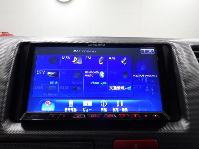 ハイエースバン ロングスーパーＧＬ　ワンオーナー　モデリスタエアロ　社外１５インチＡＷ　社外ＳＤナビ　バックカメラ　ＥＴＣ　ウッドコンビハンドル　ベッドキット　フェンダーカバー　ボンネットスポイラー　サイドエアロ　ローダウン（33枚目）