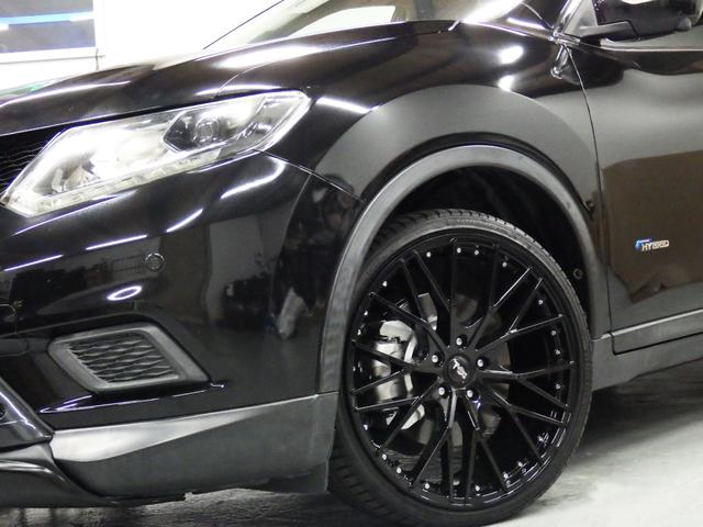 エクストレイル 20X ハイブリッド エマージェンシーブレーキP 4WD ローダウン 社外20インチAW バンパーガード LEDライト ミラーウィンカー シートヒーター スマートキー 純正HDDナビ バックカメラ アラウンドビューモニター ETC 地デジ(6枚目)