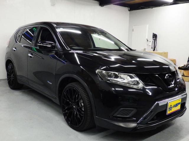 エクストレイル 20X ハイブリッド エマージェンシーブレーキP 4WD ローダウン 社外20インチAW バンパーガード LEDライト ミラーウィンカー シートヒーター スマートキー 純正HDDナビ バックカメラ アラウンドビューモニター ETC 地デジ(12枚目)