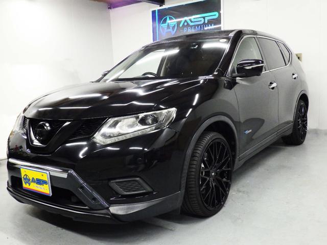 エクストレイル 20X ハイブリッド エマージェンシーブレーキP 4WD ローダウン 社外20インチAW バンパーガード LEDライト ミラーウィンカー シートヒーター スマートキー 純正HDDナビ バックカメラ アラウンドビューモニター ETC 地デジ(13枚目)