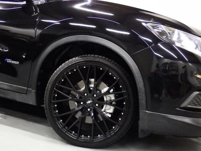 エクストレイル 20X ハイブリッド エマージェンシーブレーキP 4WD ローダウン 社外20インチAW バンパーガード LEDライト ミラーウィンカー シートヒーター スマートキー 純正HDDナビ バックカメラ アラウンドビューモニター ETC 地デジ(18枚目)