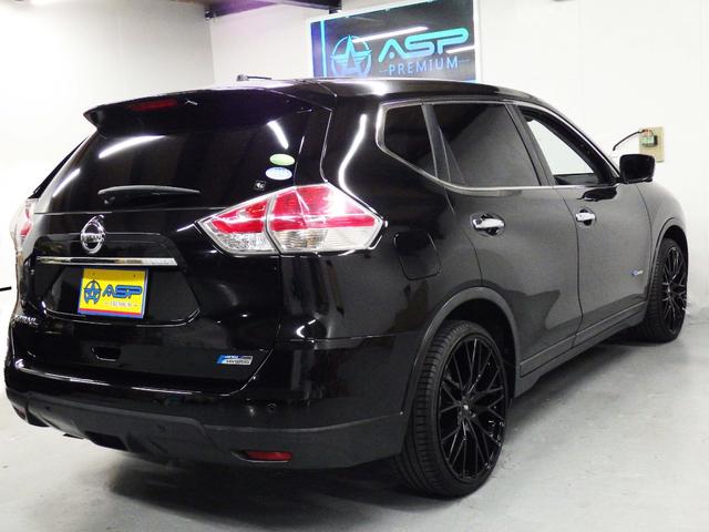 エクストレイル 20X ハイブリッド エマージェンシーブレーキP 4WD ローダウン 社外20インチAW バンパーガード LEDライト ミラーウィンカー シートヒーター スマートキー 純正HDDナビ バックカメラ アラウンドビューモニター ETC 地デジ(21枚目)