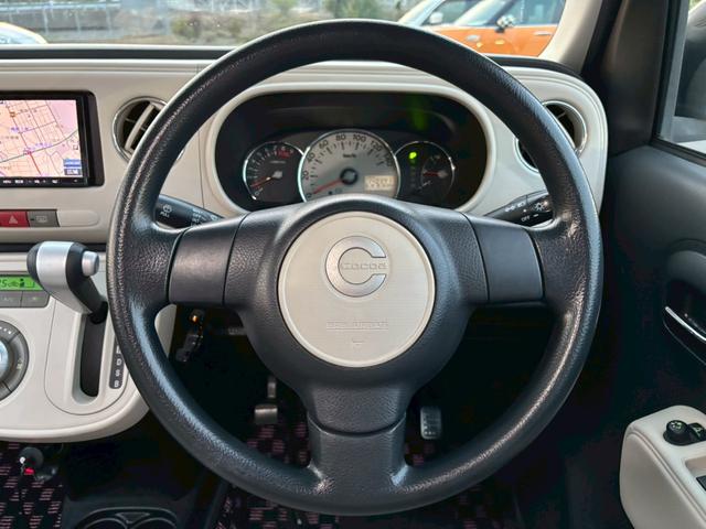 ミラココア ココアＸ　ナビ　テレビ　ＥＴＣ　ライトレベライザー　オートエアコン　電動格納ミラー　パワーウインドウ　パワーステアリング　バイザー　アームレスト（26枚目）