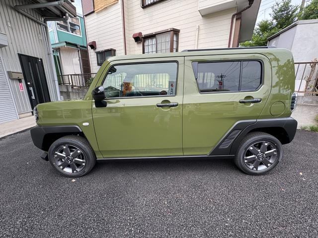 タフト Ｇ　ダーククロムベンチャー　届出済未使用車　ガラスルーフ　スマートアシスト　アダプティブクルーズコントロール　禁煙車　シートヒーター　コーナーセンサー　レーンキープ　スマートキー　ＬＥＤヘッド／フォグ　オートマチックハイビーム（25枚目）