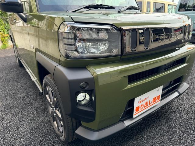 タフト Ｇ　ダーククロムベンチャー　届出済未使用車　ガラスルーフ　スマートアシスト　アダプティブクルーズコントロール　禁煙車　シートヒーター　コーナーセンサー　レーンキープ　スマートキー　ＬＥＤヘッド／フォグ　オートマチックハイビーム（32枚目）
