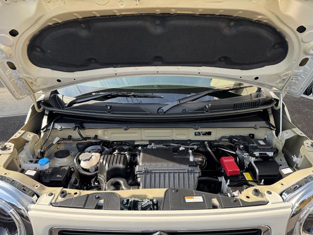 ハスラー ハイブリッドＸ　届出済未使用車　３型　コーナーセンサ　ＩＳＴＯＰ　スマートキーシステム　フルフラット　シートヒーター搭載　ＬＤＷ　ＰＷ　キーフリーシステム　オートクルーズ　ＬＥＤヘッドランプ　イモビ　ダブルエアバッグ　横滑り防止システム（45枚目）