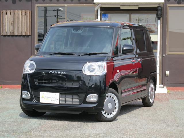 ムーヴキャンバス セオリーＧ　届出済未使用車／衝突軽減ブレーキ／両側パワースライドドア／ＬＥＤヘッドライト／スマートキー／プッシュスタート／シートヒーター／オートライト／電動パーキング／保温機能付きカップホルダー／コーナーセンサー（2枚目）