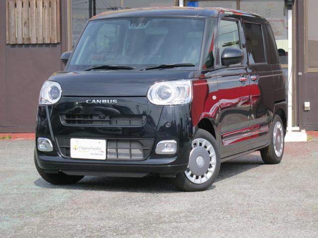 ムーヴキャンバス セオリーＧ　届出済未使用車／衝突軽減ブレーキ／両側パワースライドドア／ＬＥＤヘッドライト／スマートキー／プッシュスタート／シートヒーター／オートライト／電動パーキング／保温機能付きカップホルダー／コーナーセンサー（12枚目）