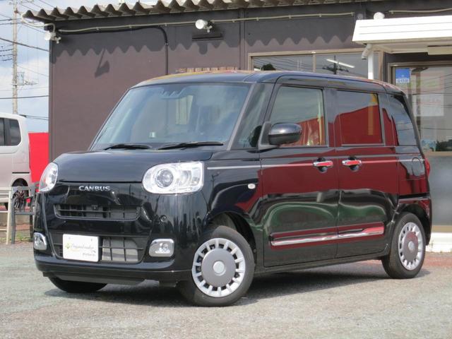 ムーヴキャンバス セオリーＧ　届出済未使用車／衝突軽減ブレーキ／両側パワースライドドア／ＬＥＤヘッドライト／スマートキー／プッシュスタート／シートヒーター／オートライト／電動パーキング／保温機能付きカップホルダー／コーナーセンサー（14枚目）