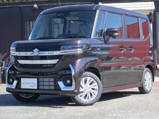 スペーシアカスタム ハイブリッドＧＳ　届出済未使用車／衝突被害軽減ブレーキ／パワースライドドア／コーナーセンサー／ＬＥＤヘッドライト／シートヒーター（9枚目）