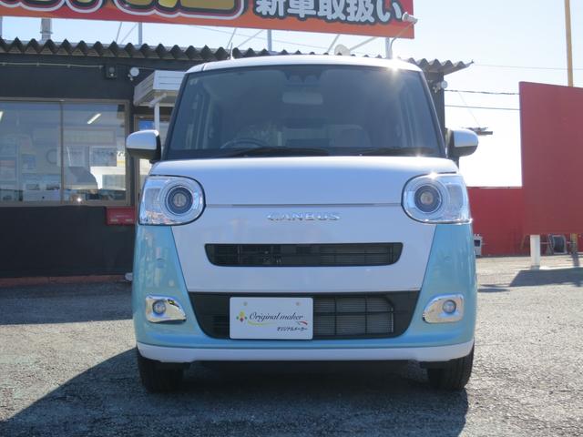 ムーヴキャンバス ストライプスＧ　スマートアシスト／両側電動スライドドア／ホットカップホルダー／シートヒーター／ＬＥＤヘッドライト／ＬＥＤフォグランプ／プッシュスタート／フロントコーナーセンサー／リアコーナーセンサー（16枚目）