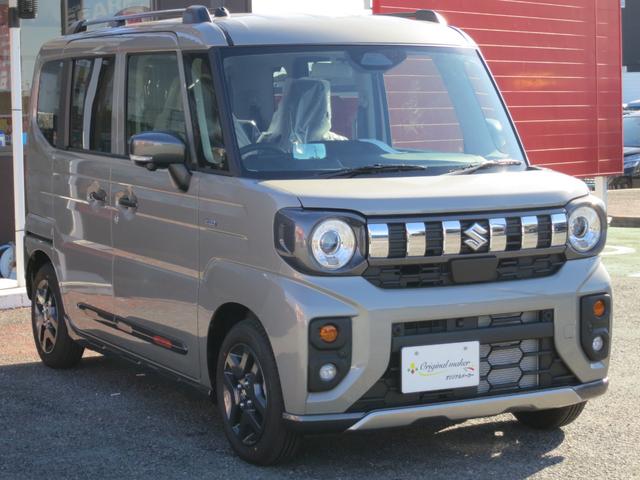 スペーシアギア ハイブリッドXZ 届出済未使用車 誤発進抑制機能 後方誤発進抑制機能 後退時ブレーキサポート(フロント・リヤ) 電動パーキング 全方位モニター付きコネクトナビ ヒートシーター 両側電動スライドドア アダプティブクルコン(12枚目)