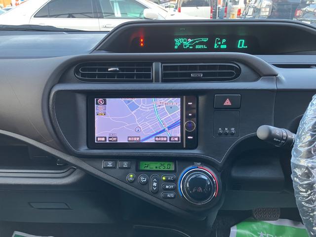 アクア Ｇ　モデリスタエアロ　モデリスタアルミ　純正ナビ　フルセグＴＶ　Ｂカメラ　Ｂｌｕｅｔｏｏｔｈ　ＥＴＣ　スマートキー　Ｐスタート　シートヒーター　オートライト　オートＡＣ　ドアバイザー　タイミングチェーン（27枚目）