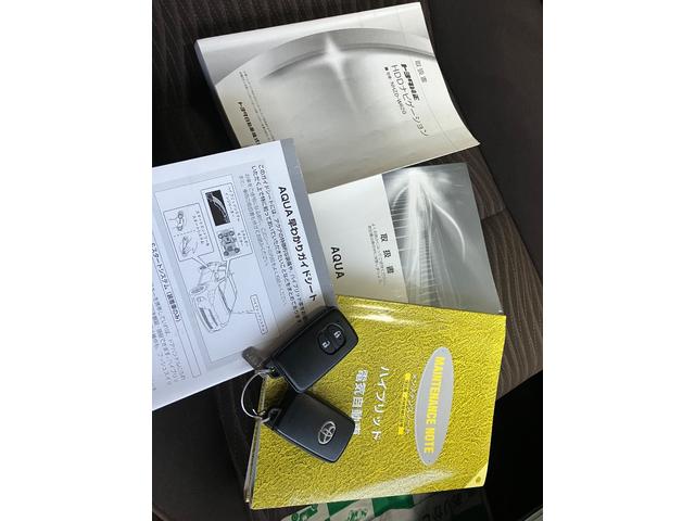 アクア Ｇ　モデリスタエアロ　モデリスタアルミ　純正ナビ　フルセグＴＶ　Ｂカメラ　Ｂｌｕｅｔｏｏｔｈ　ＥＴＣ　スマートキー　Ｐスタート　シートヒーター　オートライト　オートＡＣ　ドアバイザー　タイミングチェーン（64枚目）