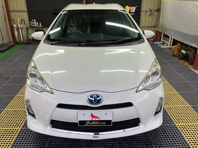 アクア Ｇ　モデリスタエアロ　モデリスタアルミ　純正ナビ　フルセグＴＶ　Ｂカメラ　Ｂｌｕｅｔｏｏｔｈ　ＥＴＣ　スマートキー　Ｐスタート　シートヒーター　オートライト　オートＡＣ　ドアバイザー　タイミングチェーン（78枚目）