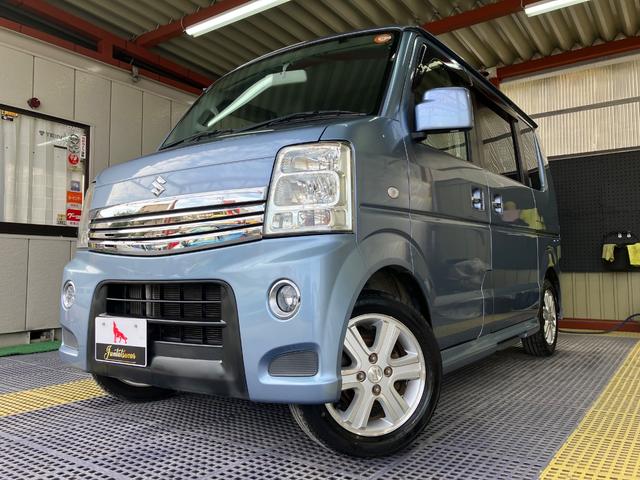 エブリイワゴン ＰＺターボスペシャル　後期型　両側電動スライドドア　オートステップ　ナビフルセグＴＶ　Ｂｌｕｅｔｏｏｔｈ　センタースピーカー　キーレス　オートＡＣ　ＨＩＤヘッドライト　ドアバイザーフォグランプ純正アルミ　タイミングチェーン（2枚目）