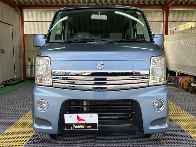 エブリイワゴン ＰＺターボスペシャル　後期型　両側電動スライドドア　オートステップ　ナビフルセグＴＶ　Ｂｌｕｅｔｏｏｔｈ　センタースピーカー　キーレス　オートＡＣ　ＨＩＤヘッドライト　ドアバイザーフォグランプ純正アルミ　タイミングチェーン（3枚目）