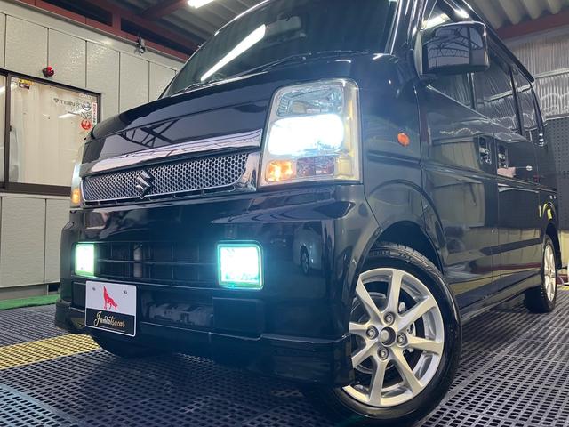 エブリイワゴン ＰＺターボスペシャル　ハイルーフ　両側電動スライドドア　オートステップ　ナビフルセグＴＶ　Ｂカメラ　Ｂｌｕｅｔｏｏｔｈ　ＥＴＣ　シートカバー　キーレス　オートＡＣ　社外ピアノブラックパネル　ウッドハンドル　ＨＩＤライト（58枚目）