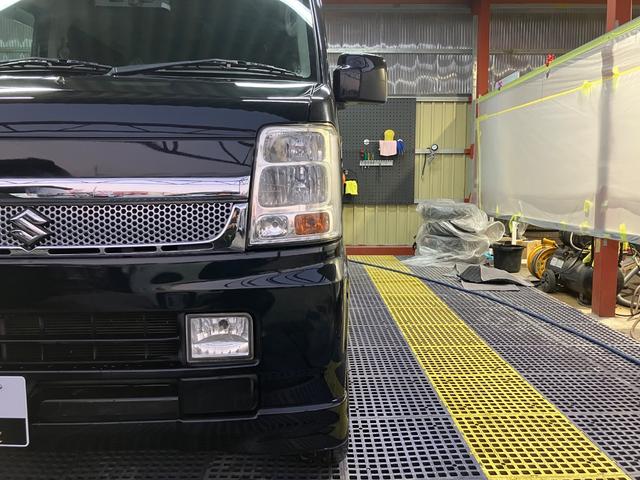 エブリイワゴン ＰＺターボスペシャル　ハイルーフ　両側電動スライドドア　オートステップ　ナビフルセグＴＶ　Ｂカメラ　Ｂｌｕｅｔｏｏｔｈ　ＥＴＣ　シートカバー　キーレス　オートＡＣ　社外ピアノブラックパネル　ウッドハンドル　ＨＩＤライト（64枚目）