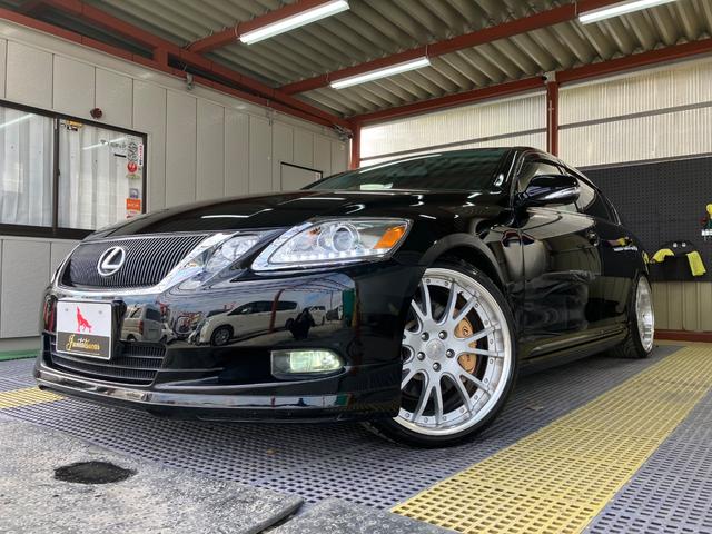 ＧＳ ＧＳ３５０　バージョンＩ　サンルーフ　本革シート　ＴＥＩＮ車高調　ＷＯＲＫ２０インチＡＷ　社外エアロ　社外ループマフラー　社外スリットローター　純正ナビＢカメラＥＴＣ　ベンチレーション＆シートヒーター　ＨＩＤライトＬＥＤフォグ（2枚目）