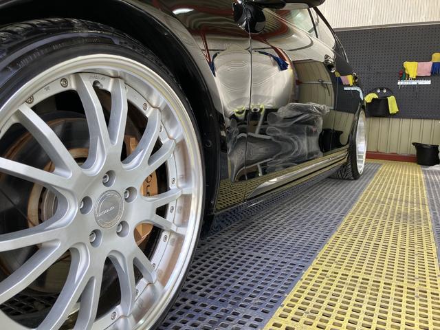 ＧＳ ＧＳ３５０　バージョンＩ　サンルーフ　本革シート　ＴＥＩＮ車高調　ＷＯＲＫ２０インチＡＷ　社外エアロ　社外ループマフラー　社外スリットローター　純正ナビＢカメラＥＴＣ　ベンチレーション＆シートヒーター　ＨＩＤライトＬＥＤフォグ（18枚目）