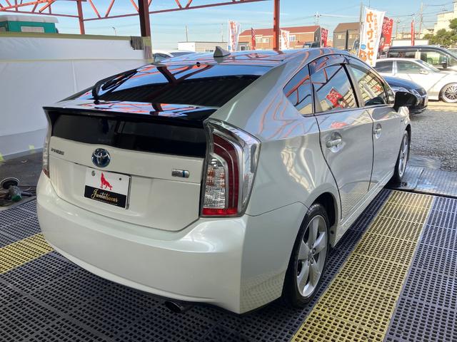 プリウス Ｓツーリングセレクション　後期型　ワンオーナー　モデリスタエアロ　純正ナビ　フルセグＴＶ　Ｂカメラ　Ｂｌｕｅｔｏｏｔｈ　ＥＴＣ　ＬＥＤヘッドライト　スマートキー　Ｐスタート　オートライト　ウインカーミラー　タイミングチェーン（5枚目）