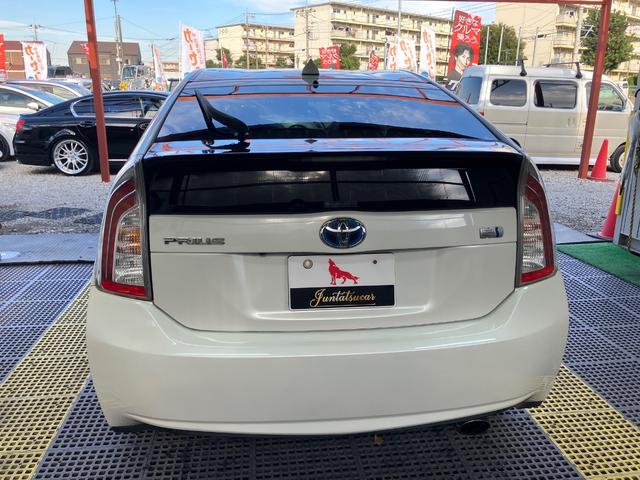 プリウス Ｓツーリングセレクション　後期型　ワンオーナー　モデリスタエアロ　純正ナビ　フルセグＴＶ　Ｂカメラ　Ｂｌｕｅｔｏｏｔｈ　ＥＴＣ　ＬＥＤヘッドライト　スマートキー　Ｐスタート　オートライト　ウインカーミラー　タイミングチェーン（9枚目）