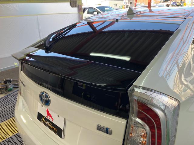 プリウス Ｓツーリングセレクション　後期型　ワンオーナー　モデリスタエアロ　純正ナビ　フルセグＴＶ　Ｂカメラ　Ｂｌｕｅｔｏｏｔｈ　ＥＴＣ　ＬＥＤヘッドライト　スマートキー　Ｐスタート　オートライト　ウインカーミラー　タイミングチェーン（13枚目）