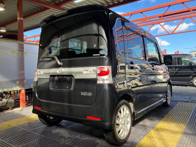 タント カスタムＲＳ　ターボ　片側電動スライドドア　モモステ　スマートキー　オートＡＣ　盗難防止システム　ウインカーミラー　ＨＩＤヘッドライト　フォグランプ　１５インチアルミ　ドアバイザー　タイミングチェーン（4枚目）