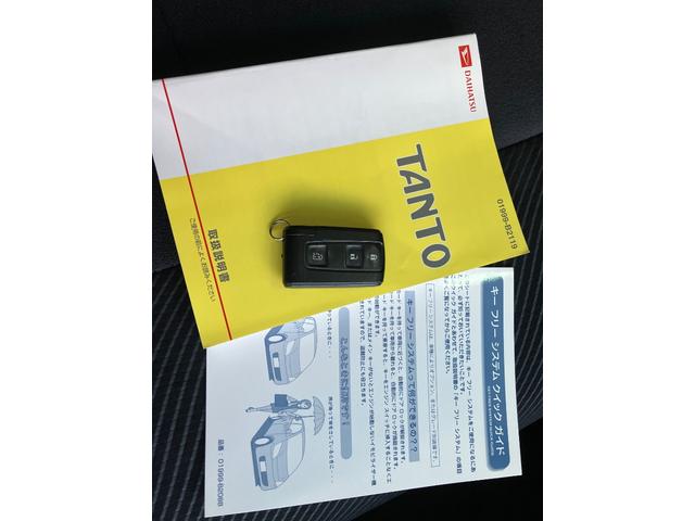 タント カスタムＲＳ　ターボ　片側電動スライドドア　モモステ　スマートキー　オートＡＣ　盗難防止システム　ウインカーミラー　ＨＩＤヘッドライト　フォグランプ　１５インチアルミ　ドアバイザー　タイミングチェーン（62枚目）