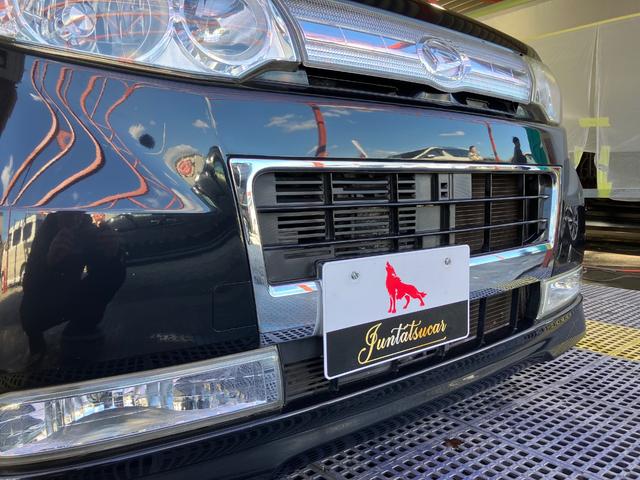 タント カスタムＲＳ　ターボ　片側電動スライドドア　モモステ　スマートキー　オートＡＣ　盗難防止システム　ウインカーミラー　ＨＩＤヘッドライト　フォグランプ　１５インチアルミ　ドアバイザー　タイミングチェーン（69枚目）