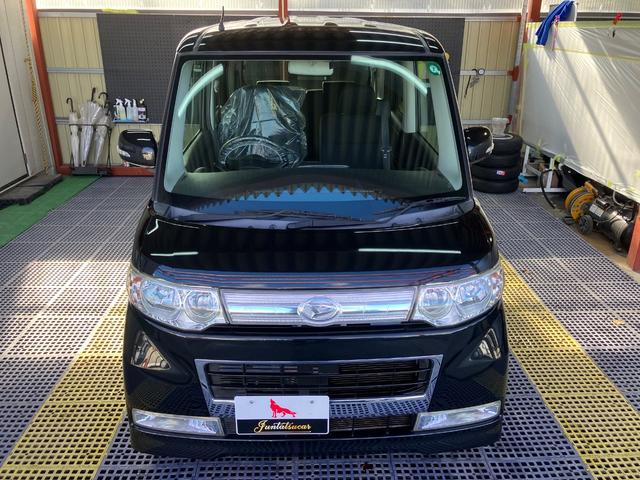 タント カスタムＲＳ　ターボ　片側電動スライドドア　モモステ　スマートキー　オートＡＣ　盗難防止システム　ウインカーミラー　ＨＩＤヘッドライト　フォグランプ　１５インチアルミ　ドアバイザー　タイミングチェーン（75枚目）