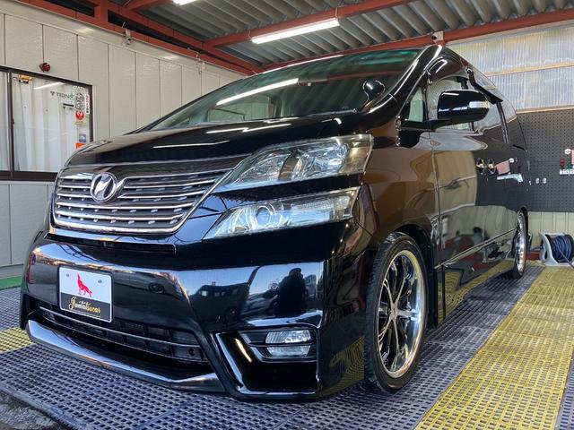 ヴェルファイア ２．４Ｚ　プラチナムセレクション　タナベ車高調　ＷＯＲＫ１９インチＡＷ　両側電動　パワーバックドア　ナビフルセグＴＶ　Ｂカメラ　ＤＶＤ　フリップダウンモニター　社外ツイーター　前後ソナーＥＴＣ　スマートキー　オートライト　ＨＩＤライト（6枚目）