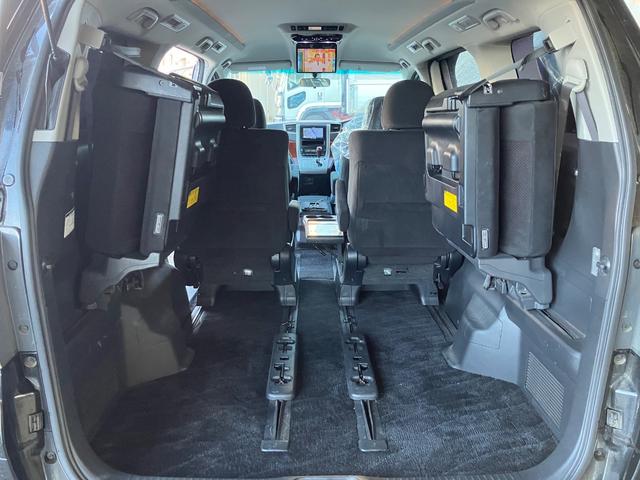 ヴェルファイア ２．４Ｚ　プラチナムセレクション　タナベ車高調　ＷＯＲＫ１９インチＡＷ　両側電動　パワーバックドア　ナビフルセグＴＶ　Ｂカメラ　ＤＶＤ　フリップダウンモニター　社外ツイーター　前後ソナーＥＴＣ　スマートキー　オートライト　ＨＩＤライト（51枚目）